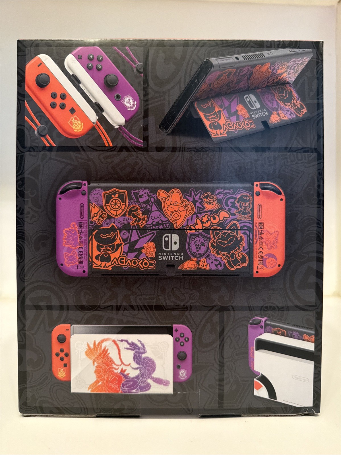 Nintendo Switch (OLED Model) HEG-001 Pokémon Scarlet & Violet Edition – 64GB…