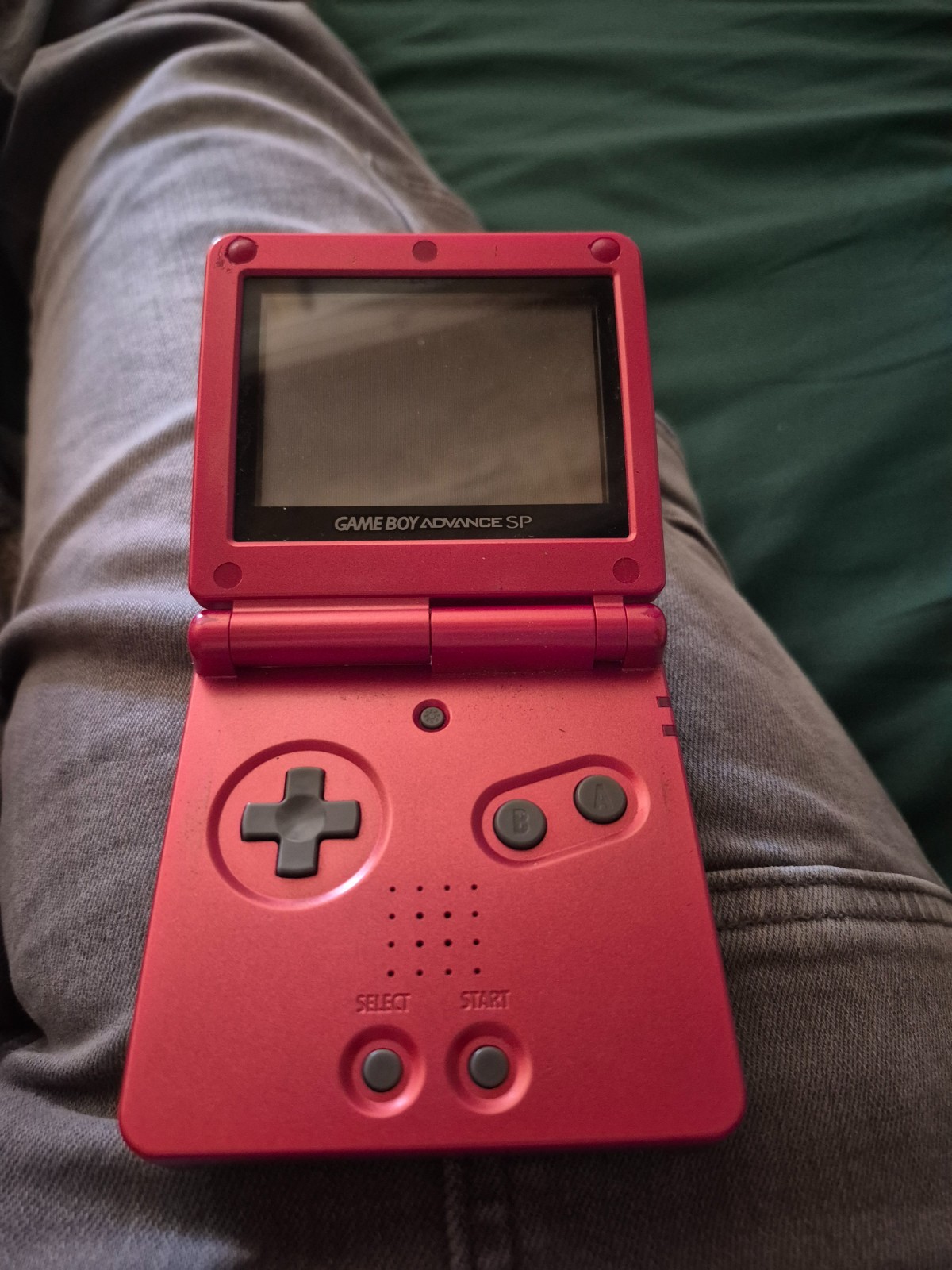 Nintendo Game Boy Advance SP Handheld System – Flame Red