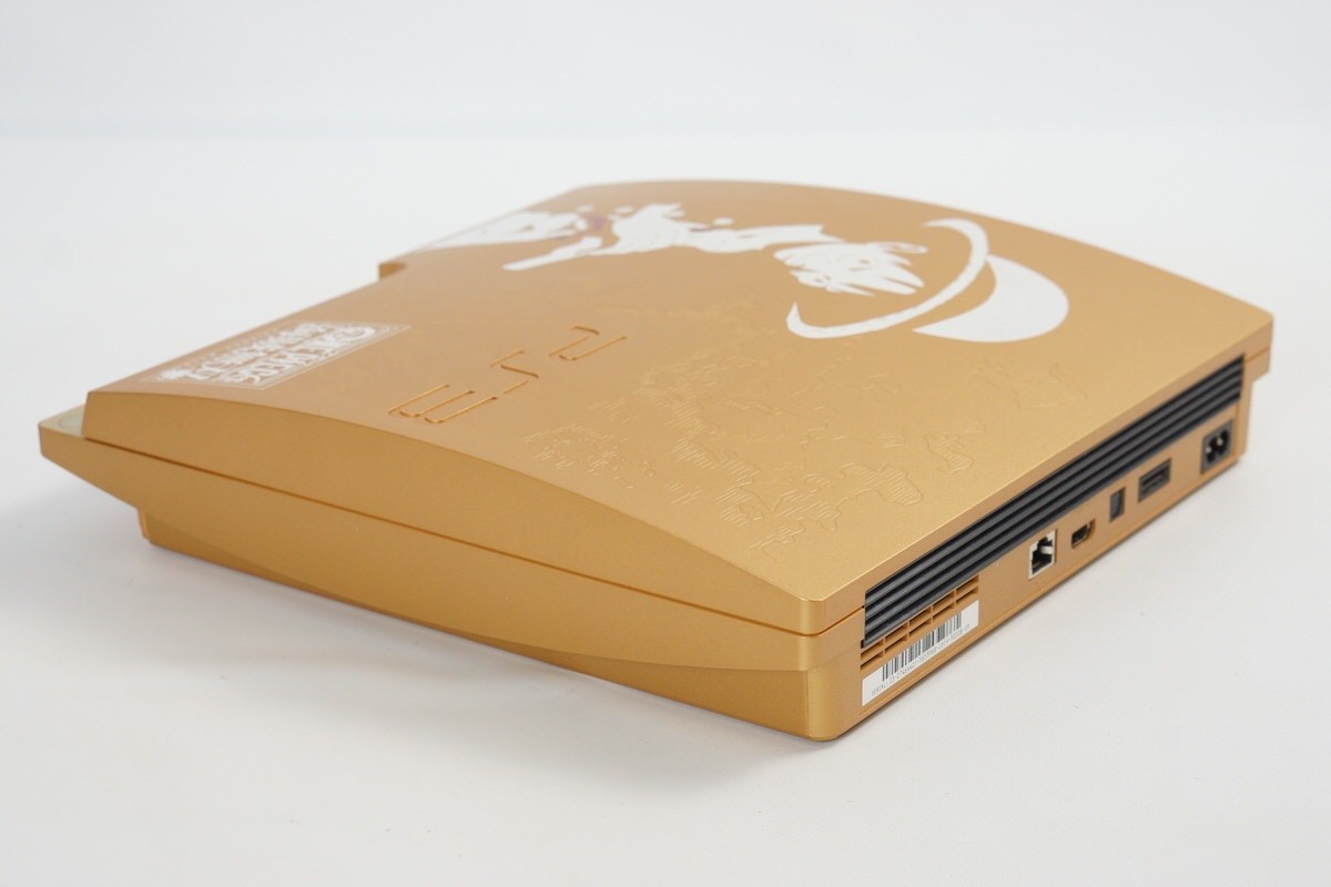 PS3 Playstation3 ONE PIECE GOLD Console CECH-3000B 320GB Tested System 68