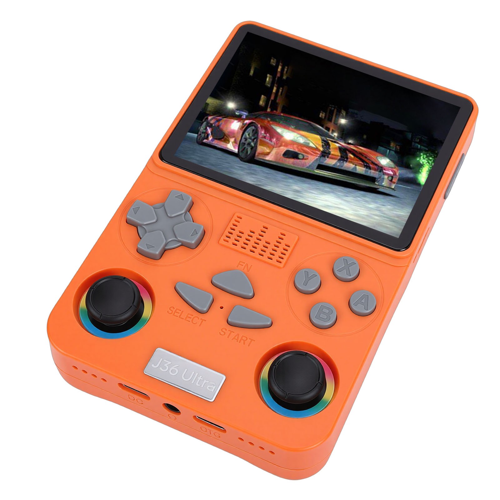 Retro Handheld Game Console 4 Inch Screen Built In 64GB Small Memory Card S QLLA