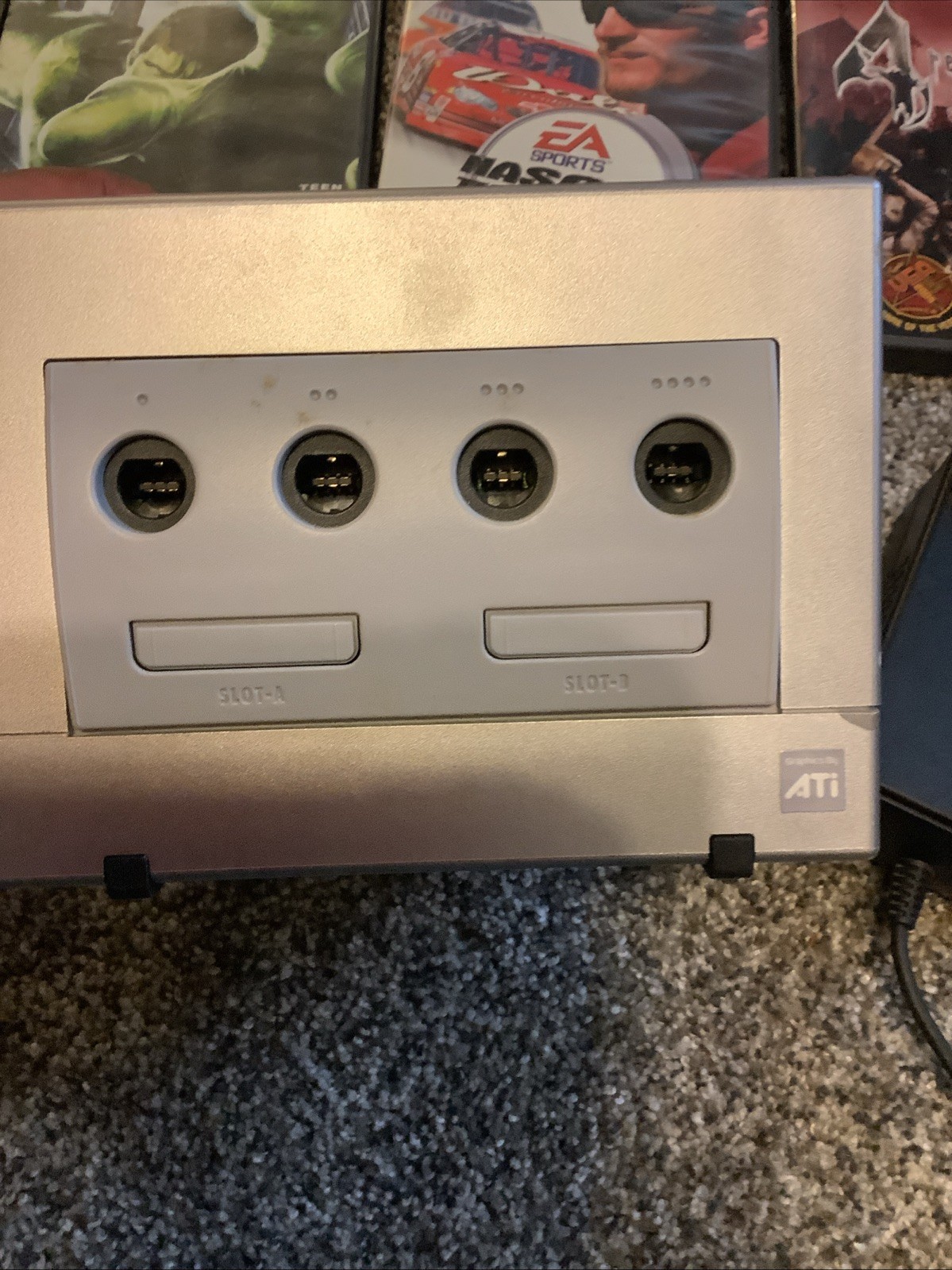 Nintendo GameCube Console Bundle Metroid Controller Resident Evil 4 Works Tested