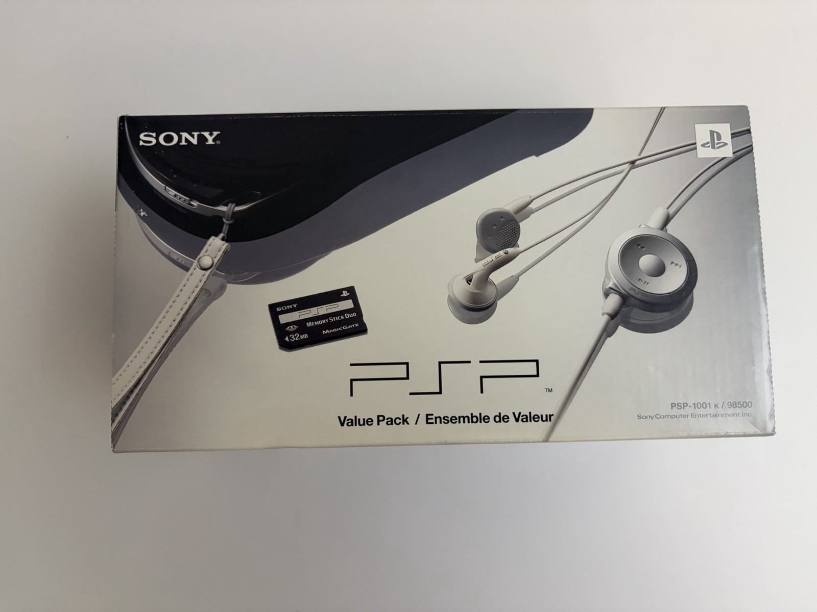 Sony PlayStation Portable PSP-1001 Console With Box SOLD AS IS FOR PARTS/REPAIR