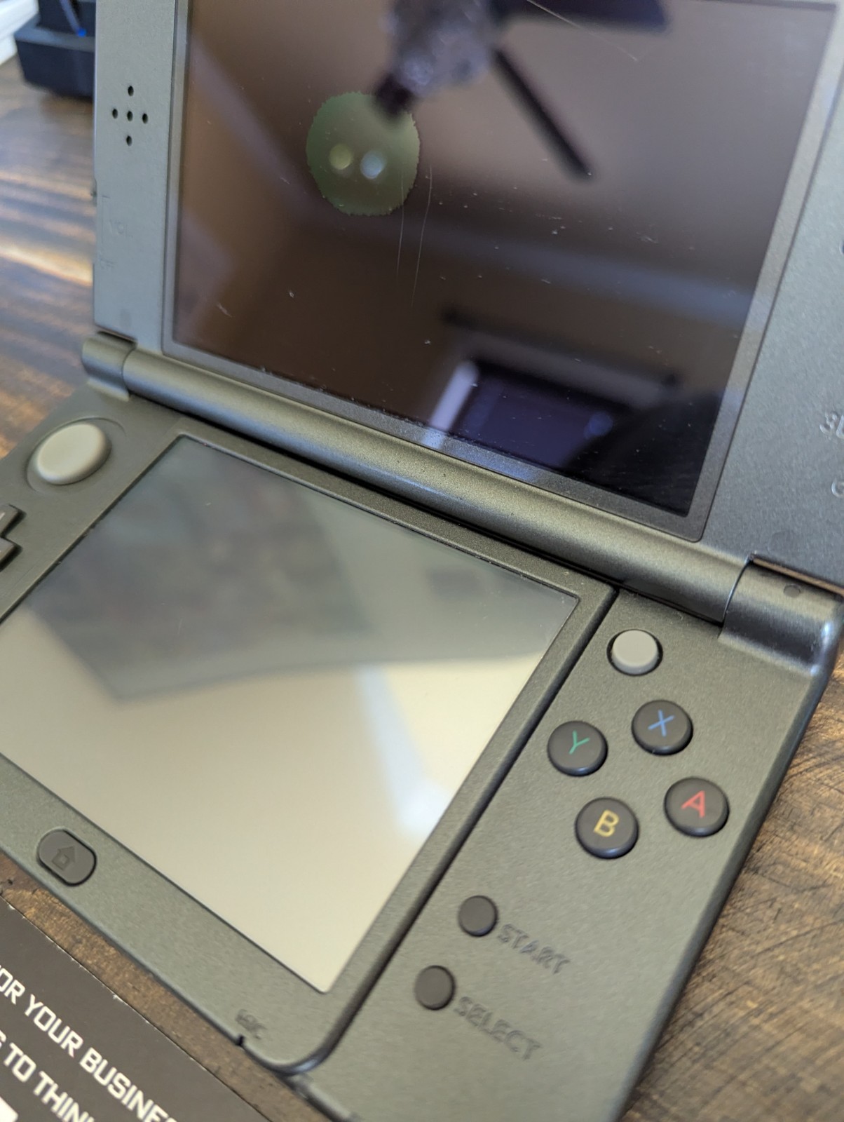 Nintendo New 3DS XL Black Console Dead Pixel Spot