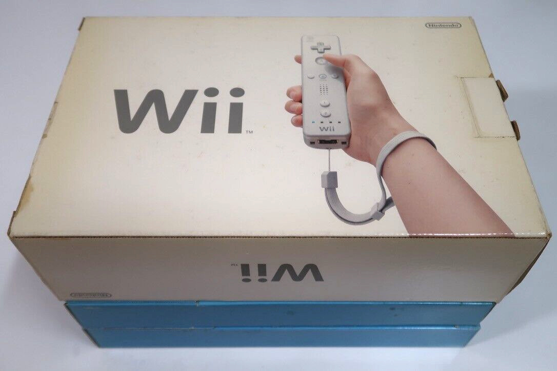 Nintendo Wii Console SET　White　NTSC-J　RVL-001　Japanese　tested［A-7］