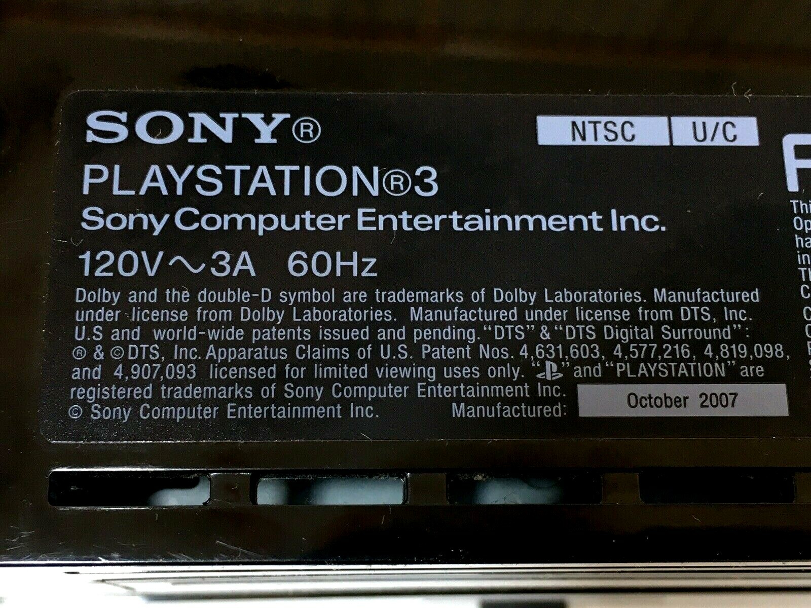 Sony PlayStation 3 80GB CHECHKO1 >> TESTED WORKING <<