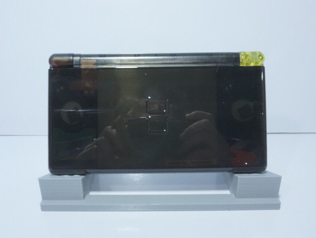 Nintendo DS Lite Transparent Clear Black Handheld System with Charger & Stylus