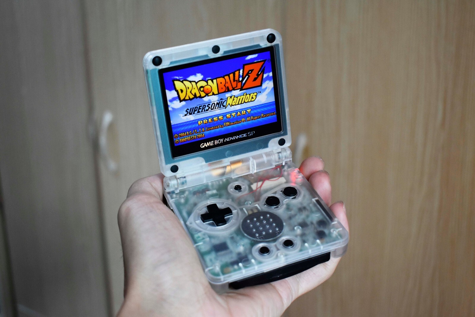 Backlit IPS LCD GBAsp Mod Nintendo Gameboy Advance SP Translucent