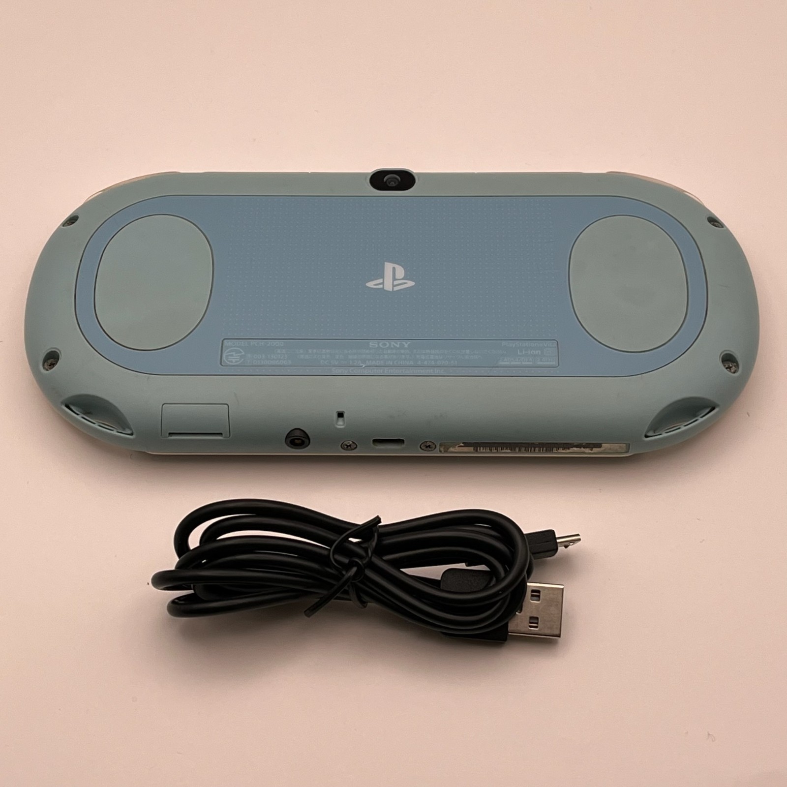 SONY PS Vita PCH-2000 Console Blue Very Good Fast Shipping No joystick drift.