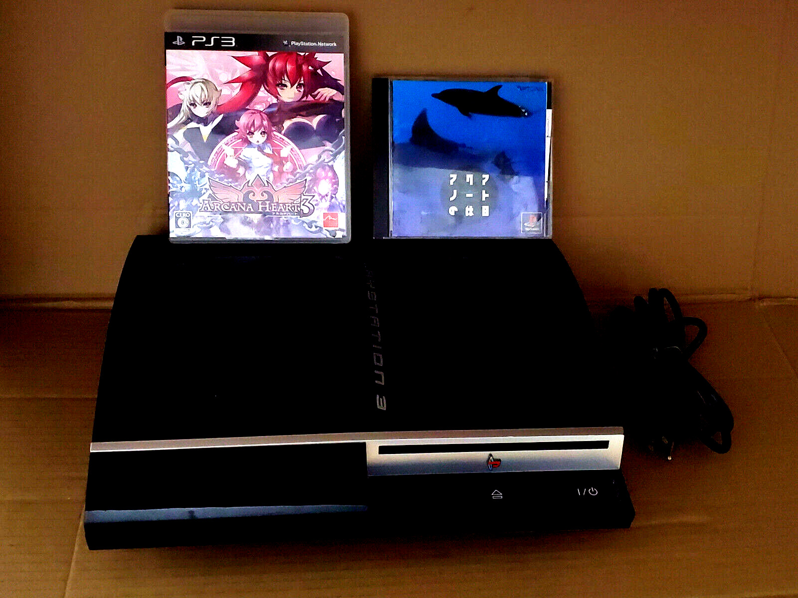 PS3 Black CECHL06 80GB Console Japanese PlayStation 3 Fat japan aquanauts holid