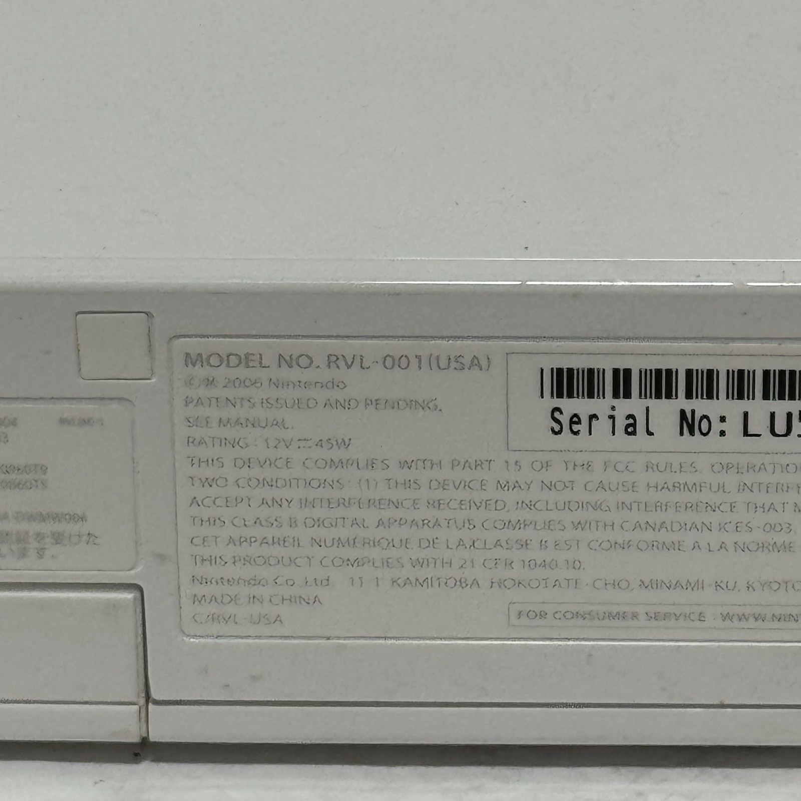 Nintendo RVL-101 Wii Console Bundle – W/ Cords, Nunchuck, And Games