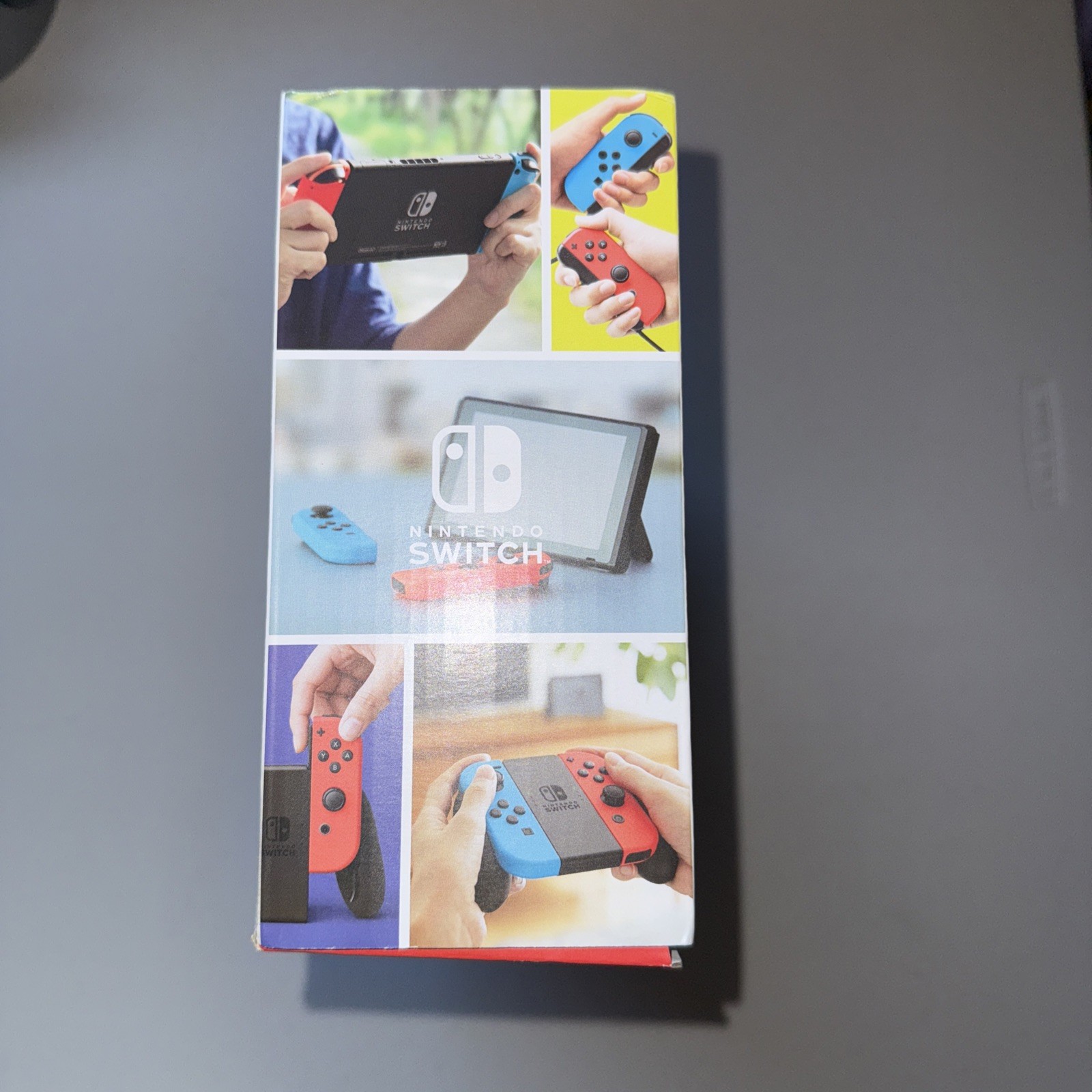 Nintendo Switch 32GB Gray Console Neon Red and Neon Blue (BOX AND INSERT ONLY