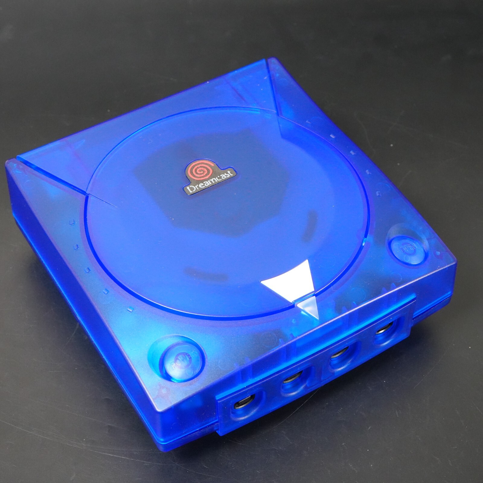 SEGA Dreamcast VA1 Console Translucent Blue Shell, Power Supply MOD NTSC-J