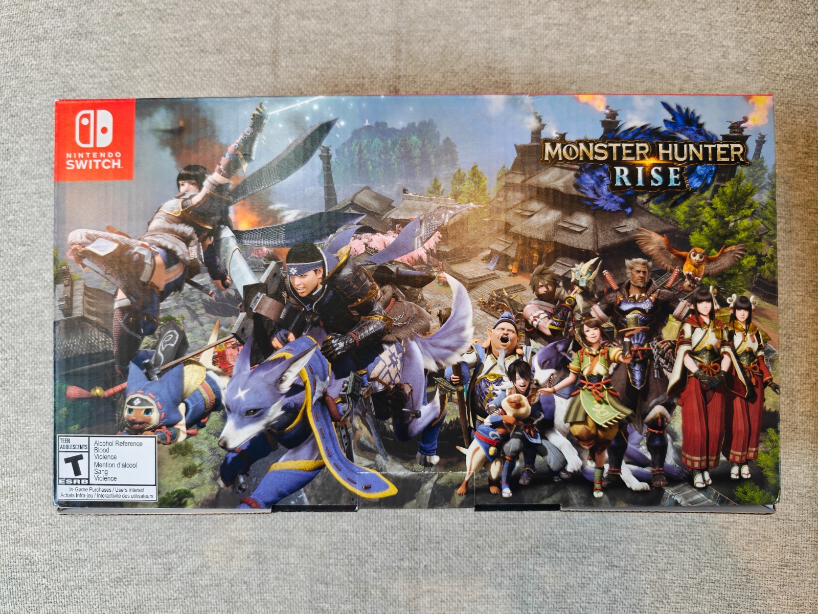 Nintendo Switch Monster Hunter Rise Deluxe Edition Console RARE BRAND New!!!