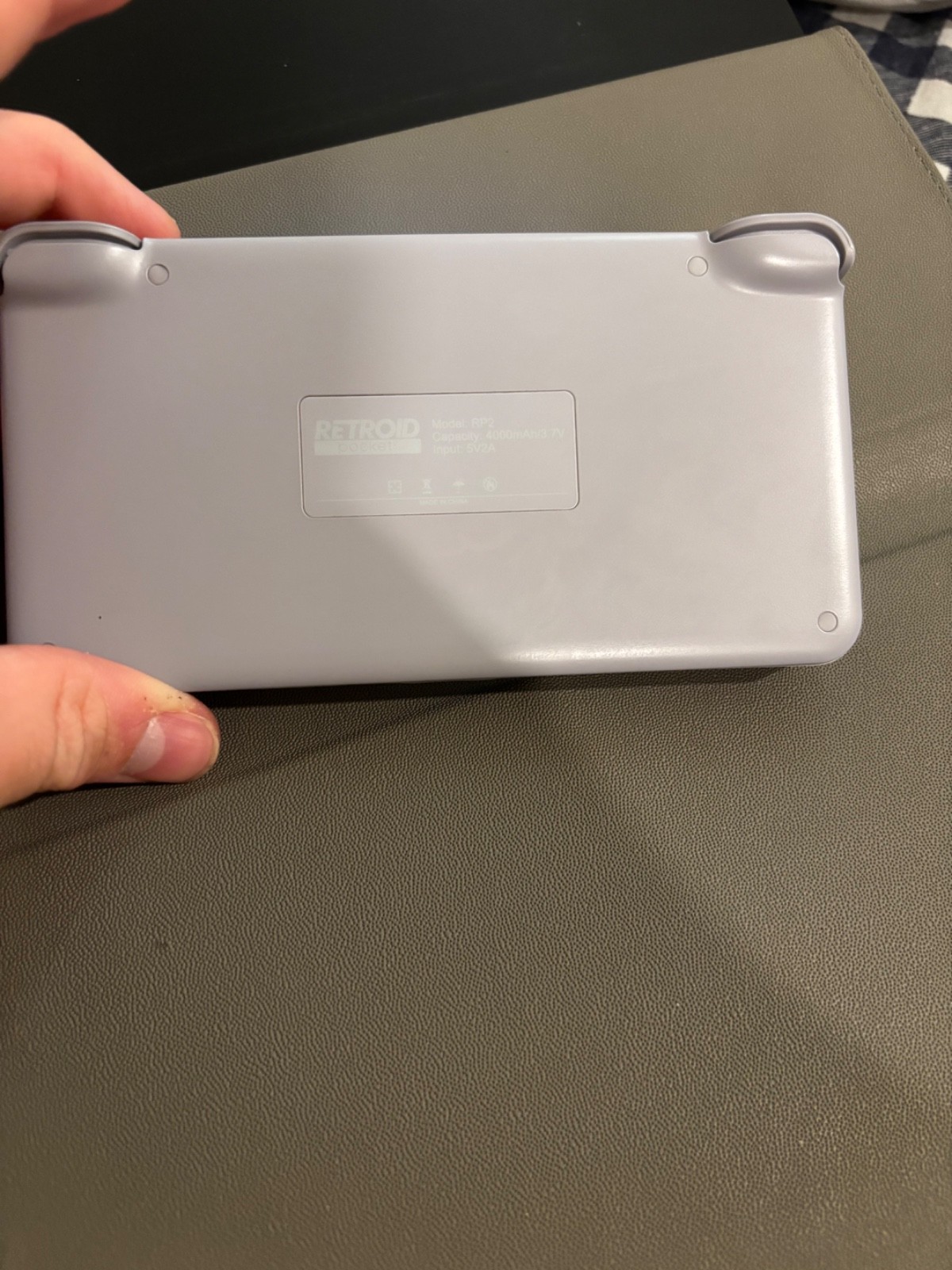 Amazing condition retro pocket two video game handheld with a 32 GB microSD card