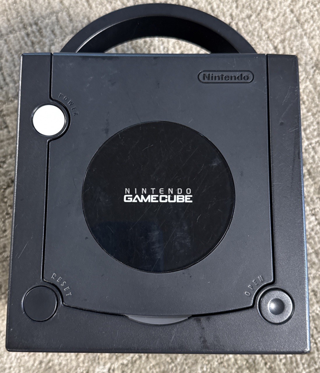 Nintendo GameCube Console Bundle Black DOL-001 – 1 OEM Controller Tested Clean