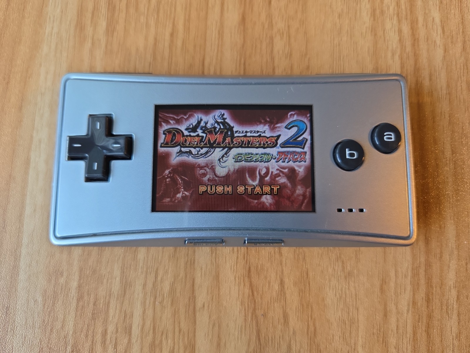 Authentic Silver Nintendo GameBoy Micro Console Good Tested W/ Charger
