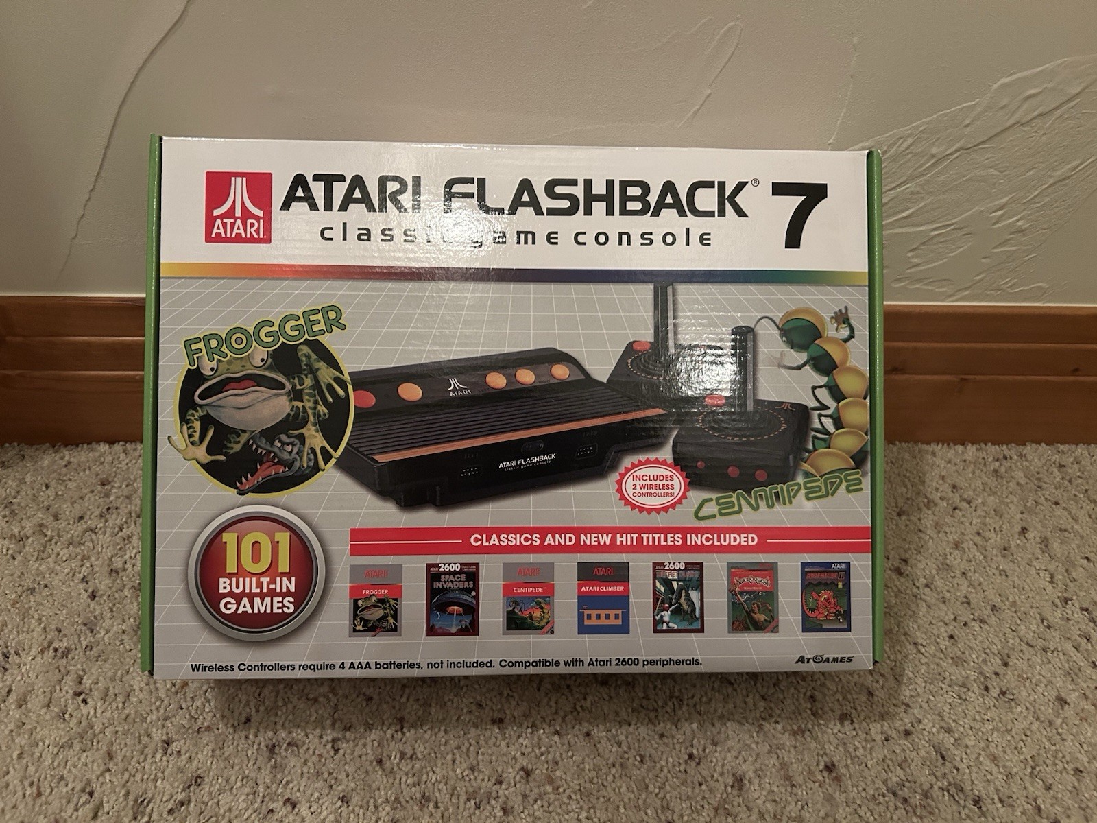 Atari Flashback 7 Classic Game Console – Black/Orange