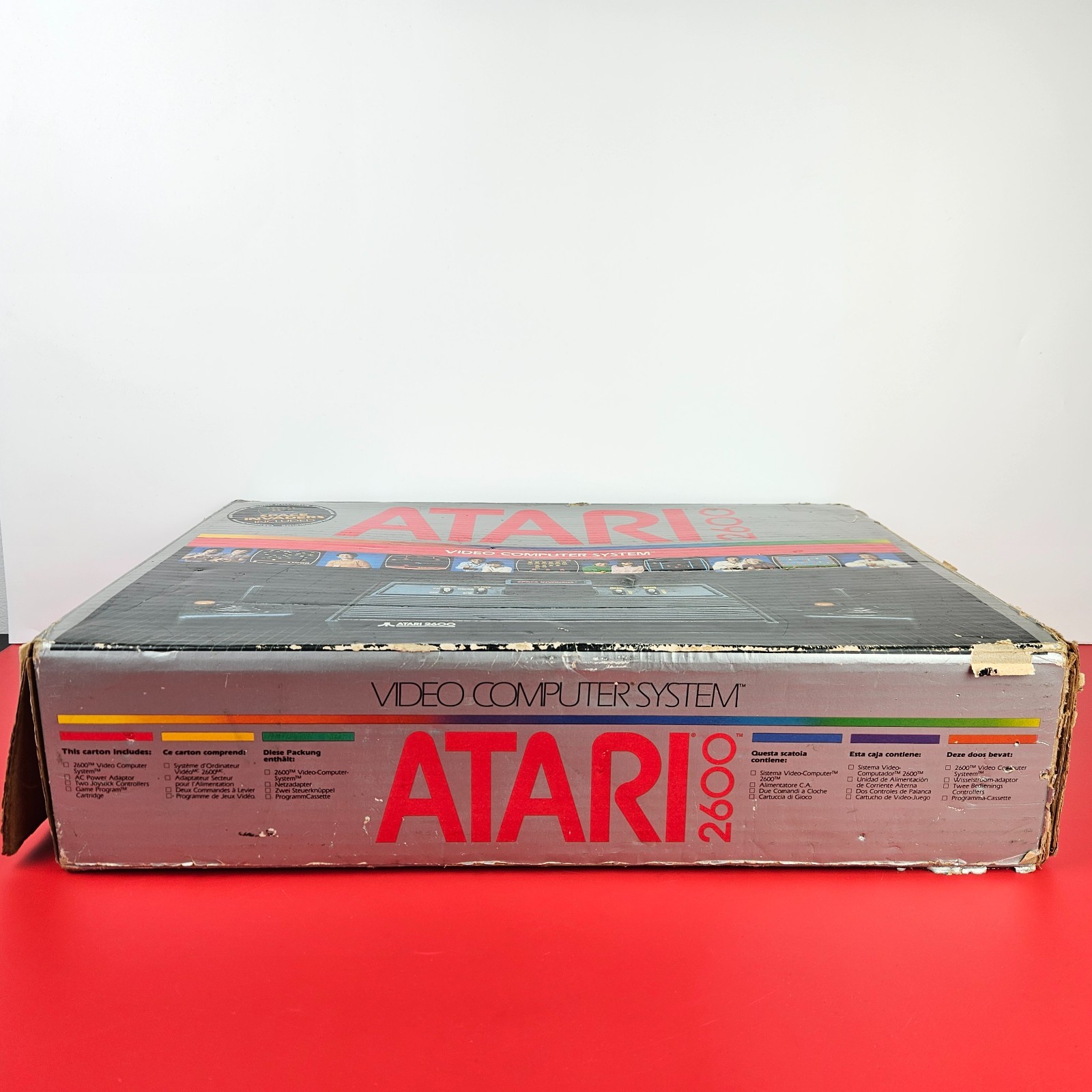 Atari 2600 “Darth Vader” VCS Console Box, Space Invaders, 2 Joysticks COMPLETE