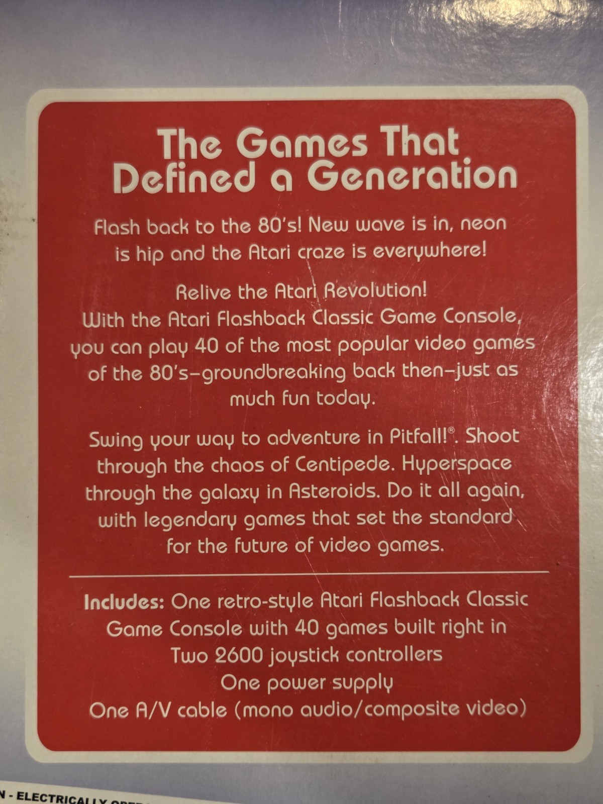 Atari Flashback 2 Console – 40 Games – Box Tested Working