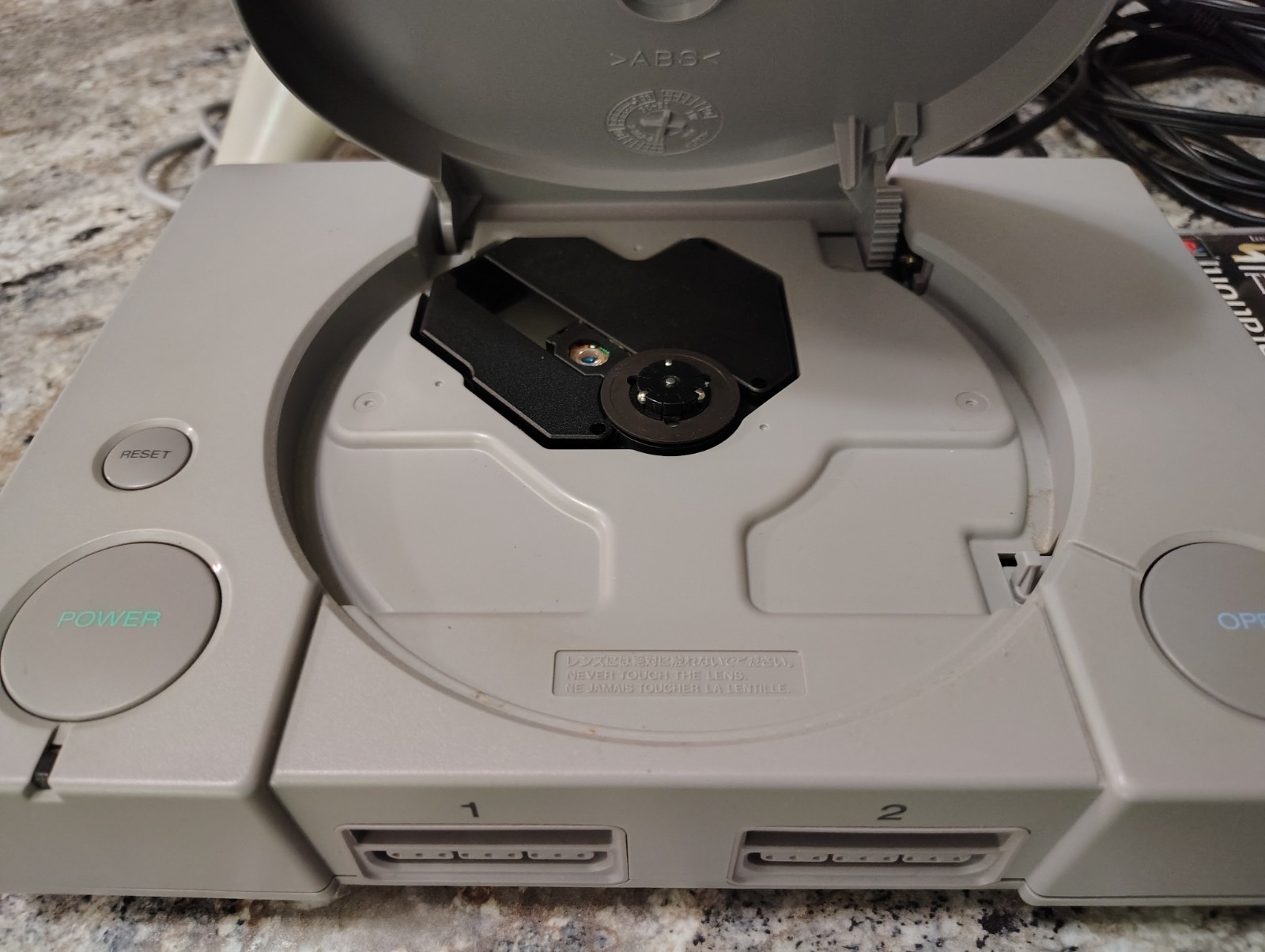 Sony PlayStation PS1 Console Bundle – Controller, Cables & 2 Games