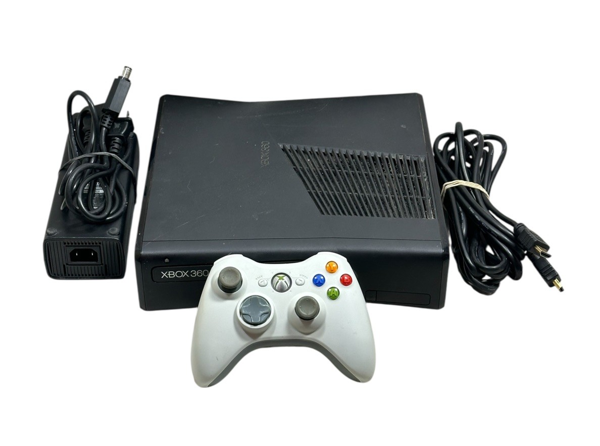Microsoft Xbox 360 S Slim 120GB Console System Bundle – Tested and Works
