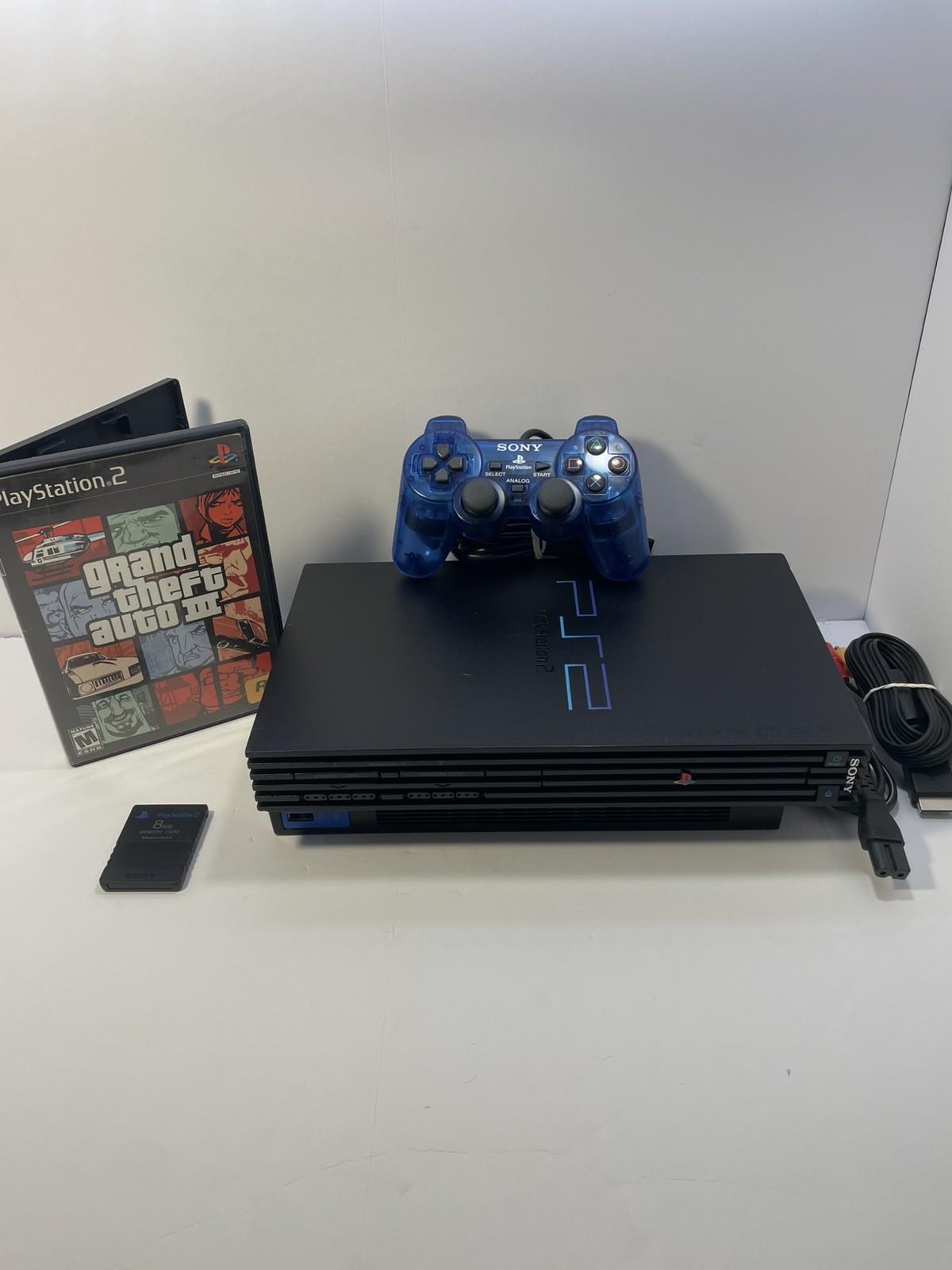 PlayStation 2 Starter Bundle – (SCHP-30001R) w/ Controller NEW THERMAL PADS