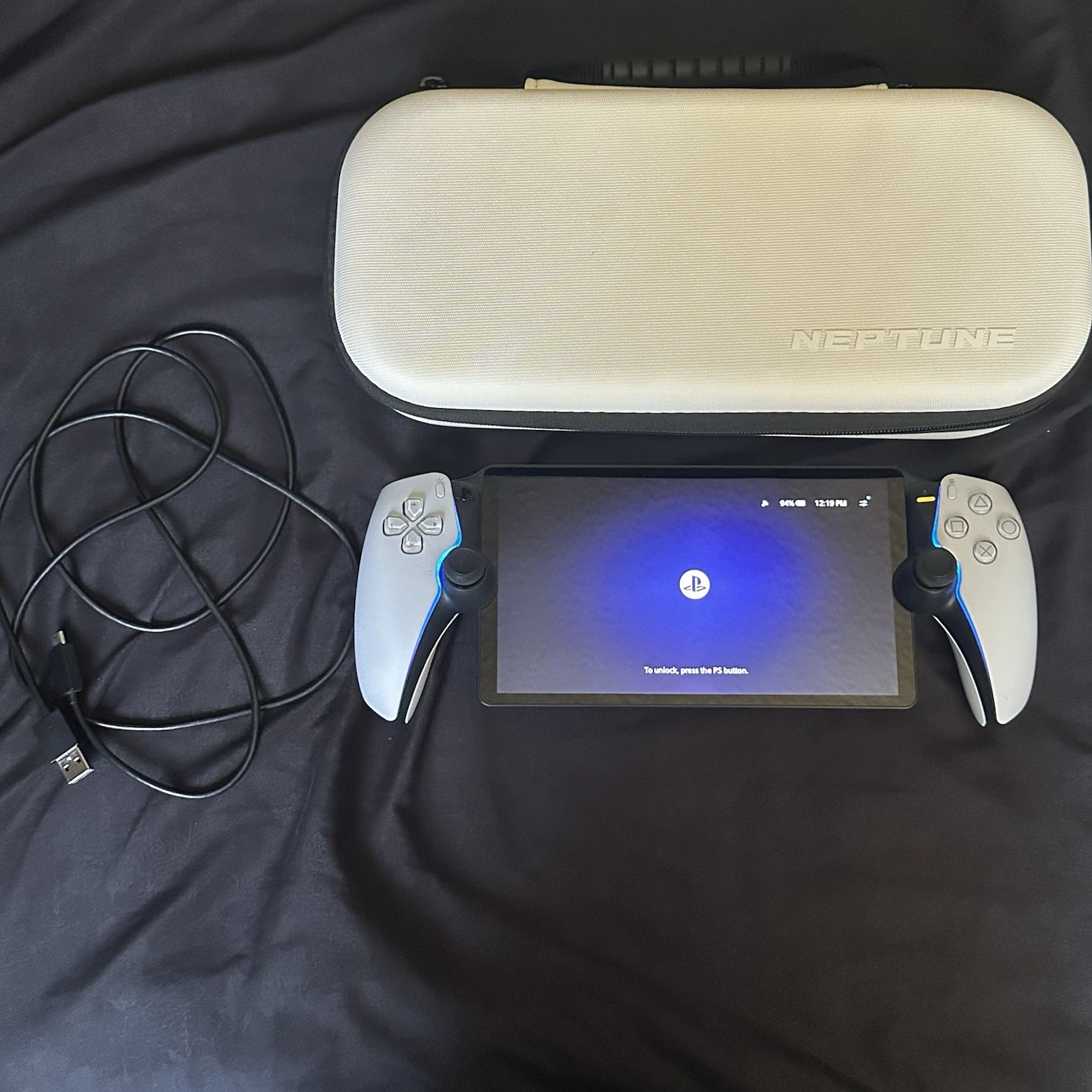 PS Portal with Protective Case and Charging Cable Tested and Working