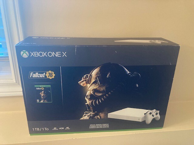 XBOX ONE X WHITE CONSOLE 1 TB 4K ULTRA HD SOLD AS IS