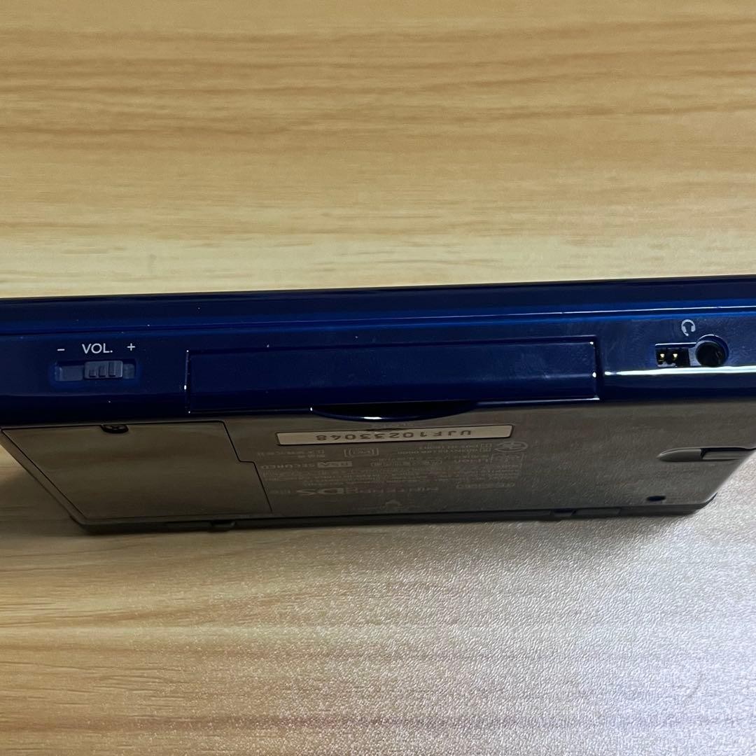 Nintendo DS Lite Console, Navy Enamel, USG-001, Working Condition, Minor Damage