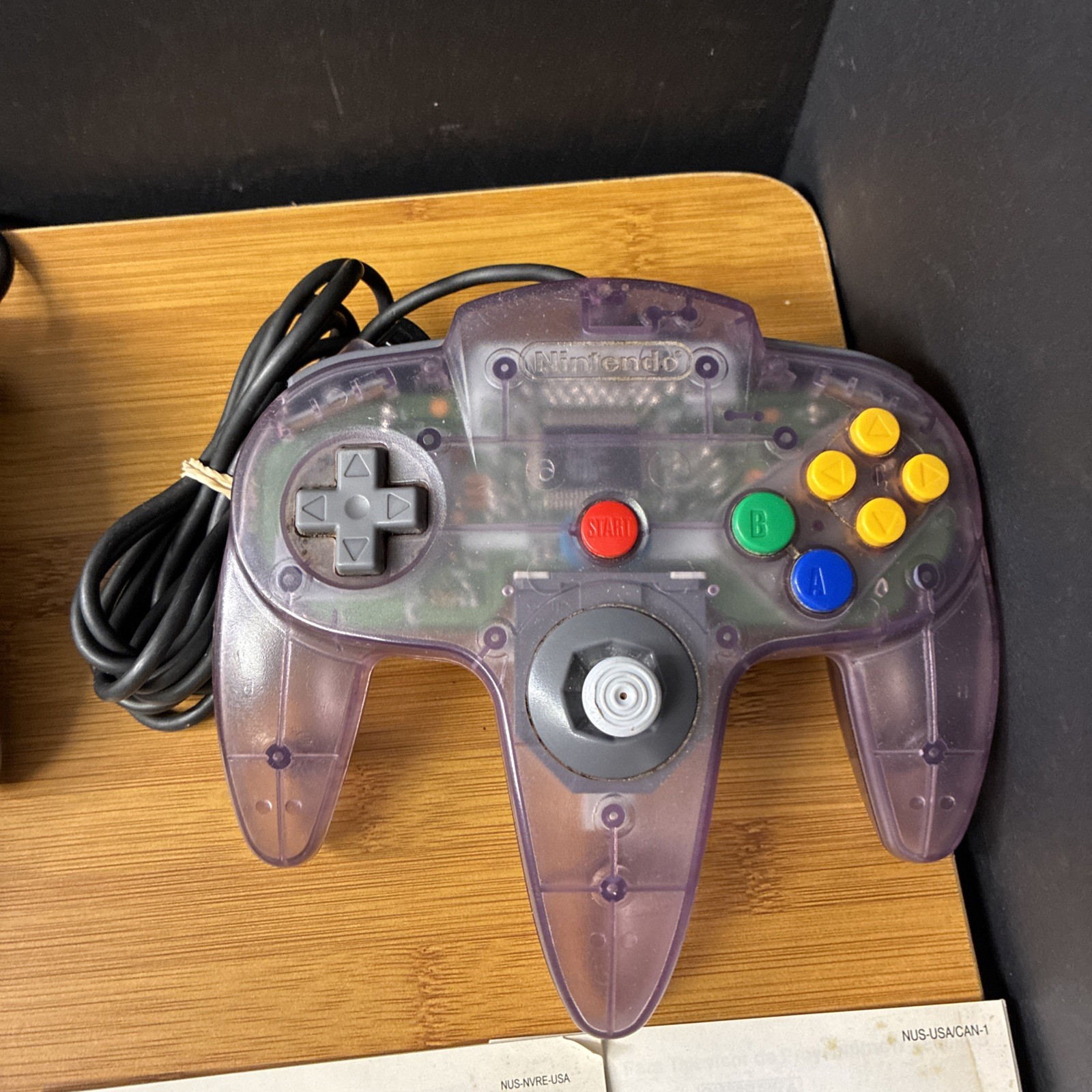 Vintage Nintendo 64 N64 Console Bundle 2 Controllers, Game & Cables Tested