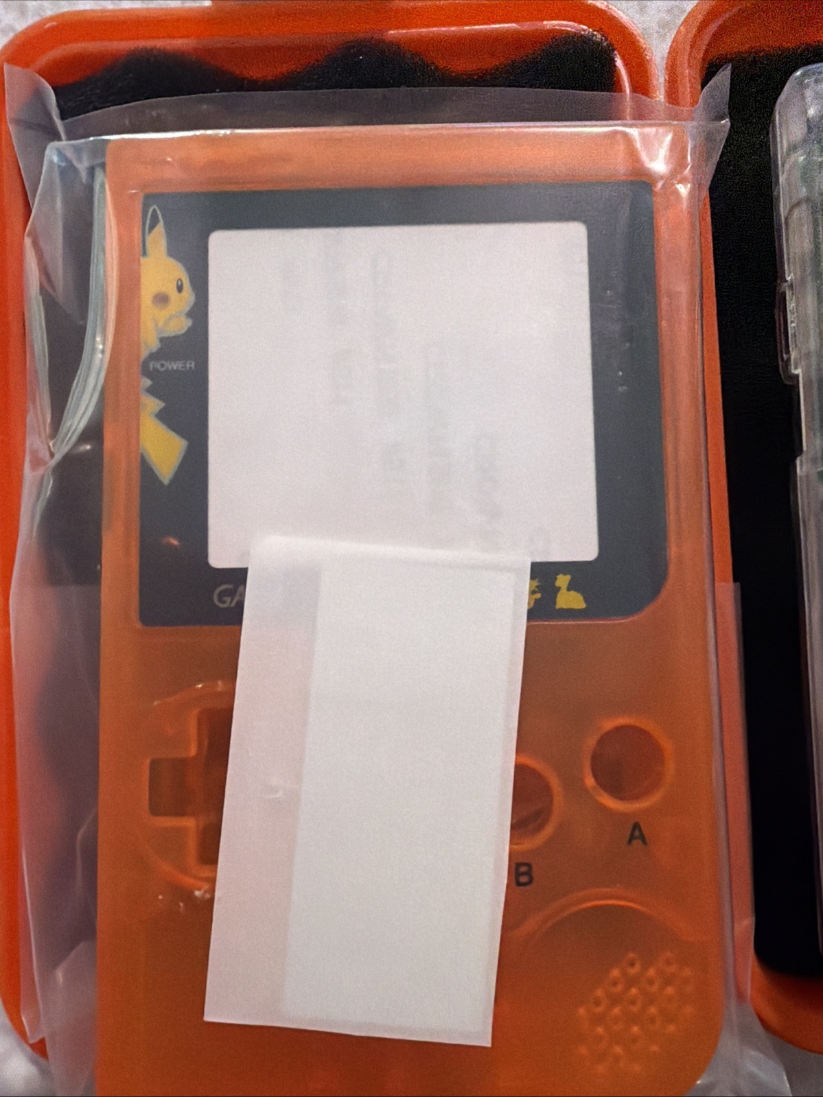 GameBoy Pocket Console Custom IPS Screen W/Rare Yellow/Green Silk Screen Board