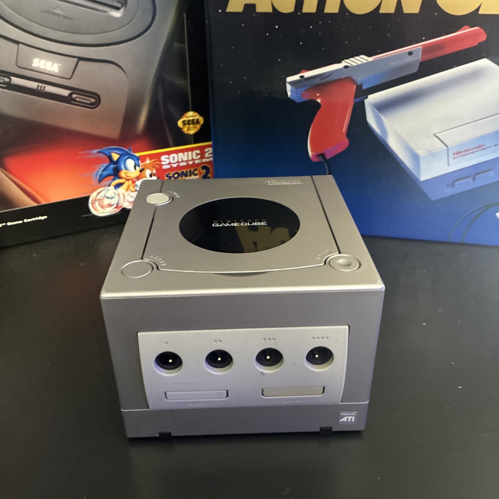 Nintendo GameCube Platinum Silver DOL-101 USA | Console Only – Tested