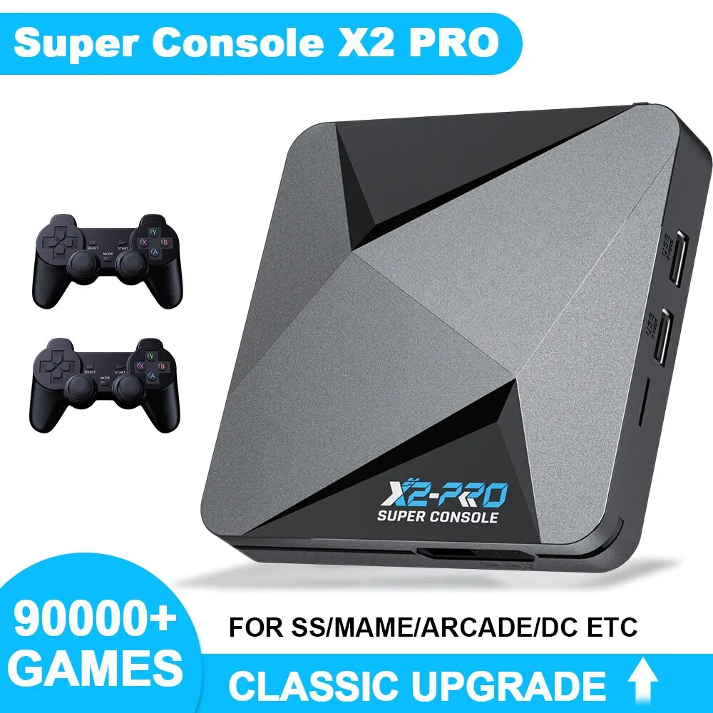 Retro Video Game Console Super Console X2 Prowith Gamepad for PS1/DC/MAME/SS