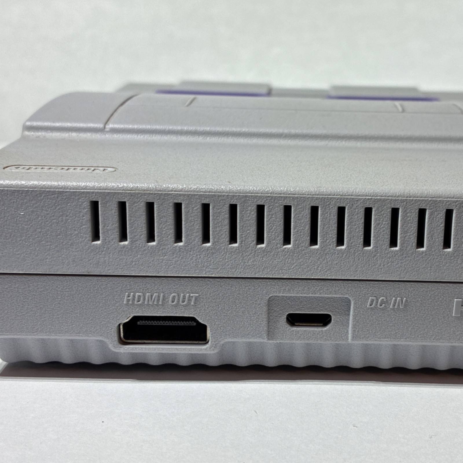 Mini Super NES Classic Edition SNES Gray Purple Nintendo