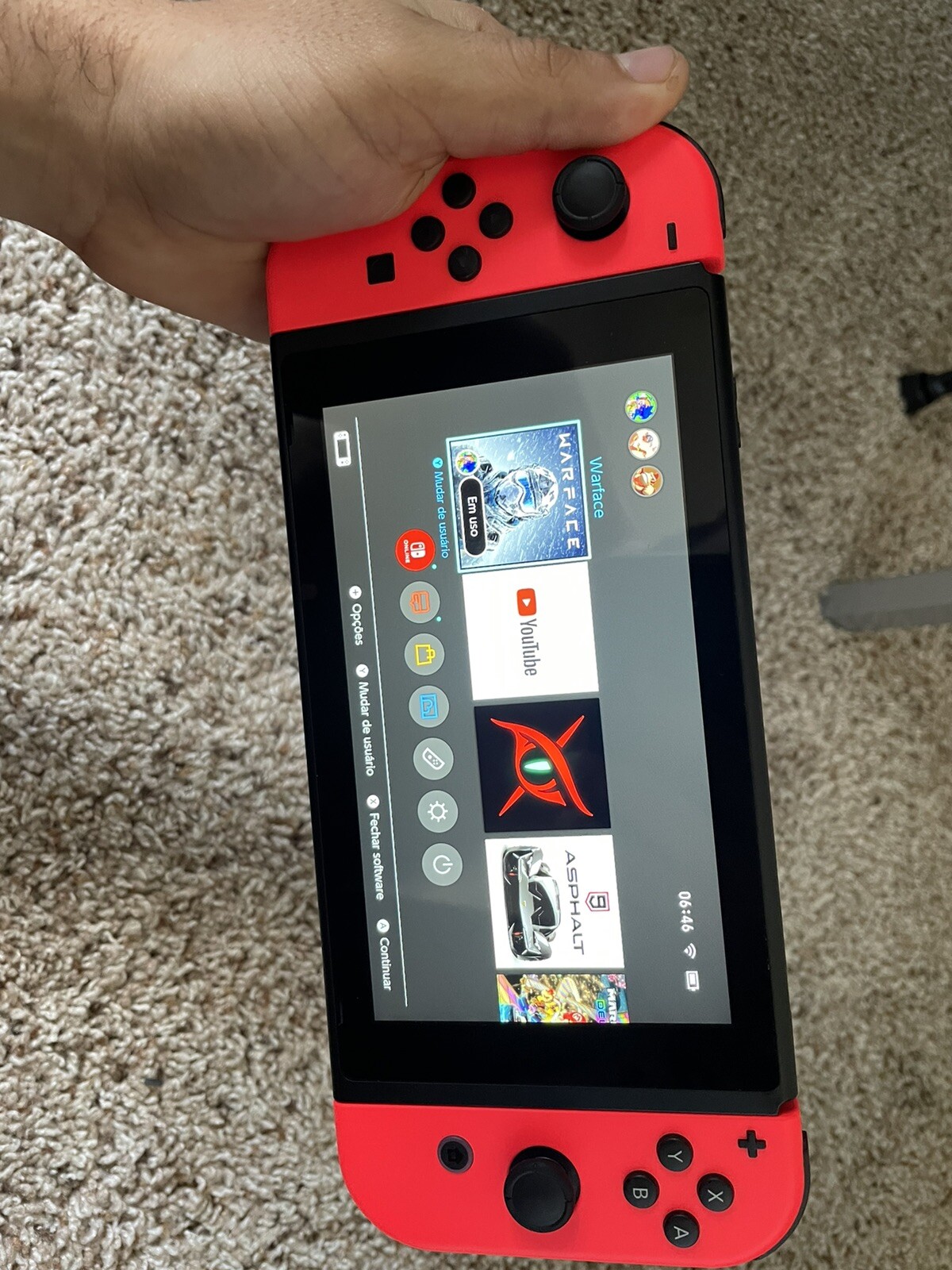 Nintendo Switch Super Mario Odyssey Edition (with Red Joy-Cons) 32GB Red Console
