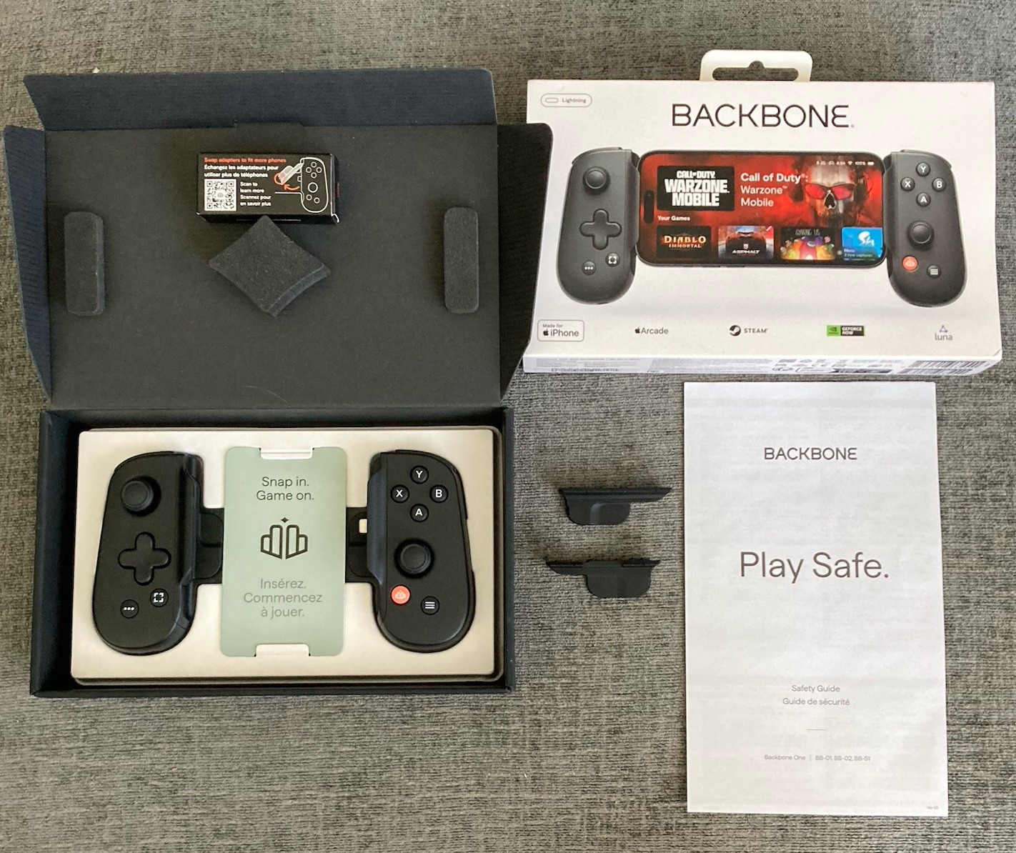 Backbone One (2nd Gen) Gaming Controller for iPhone Lightning Port Black New