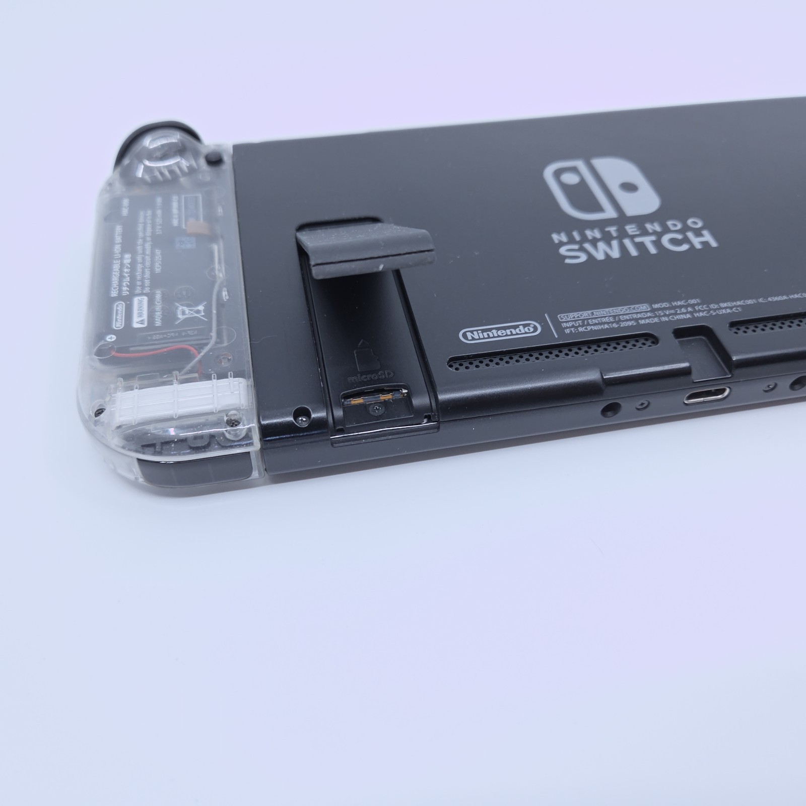 Nintendo Switch V1 w/ Custom Joycons, Dock, Cables, & Hori Split Pad Controller