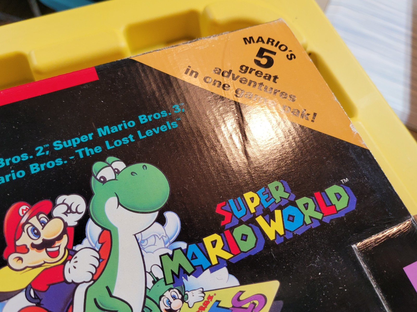 Super Nintendo SNES Console Mario Box Set with 8bitdo Bluetooth Retro Receiver