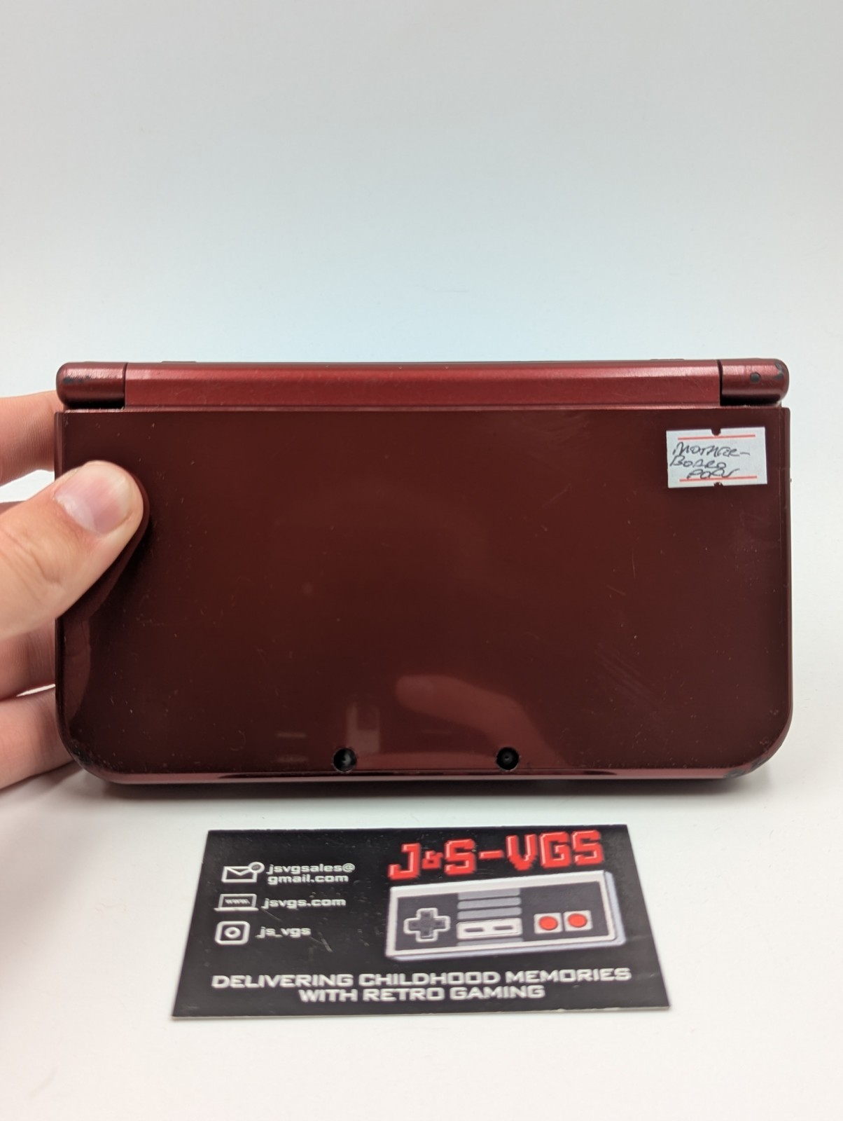 Nintendo New 3DS XL Red Console Parts Repair AS IS