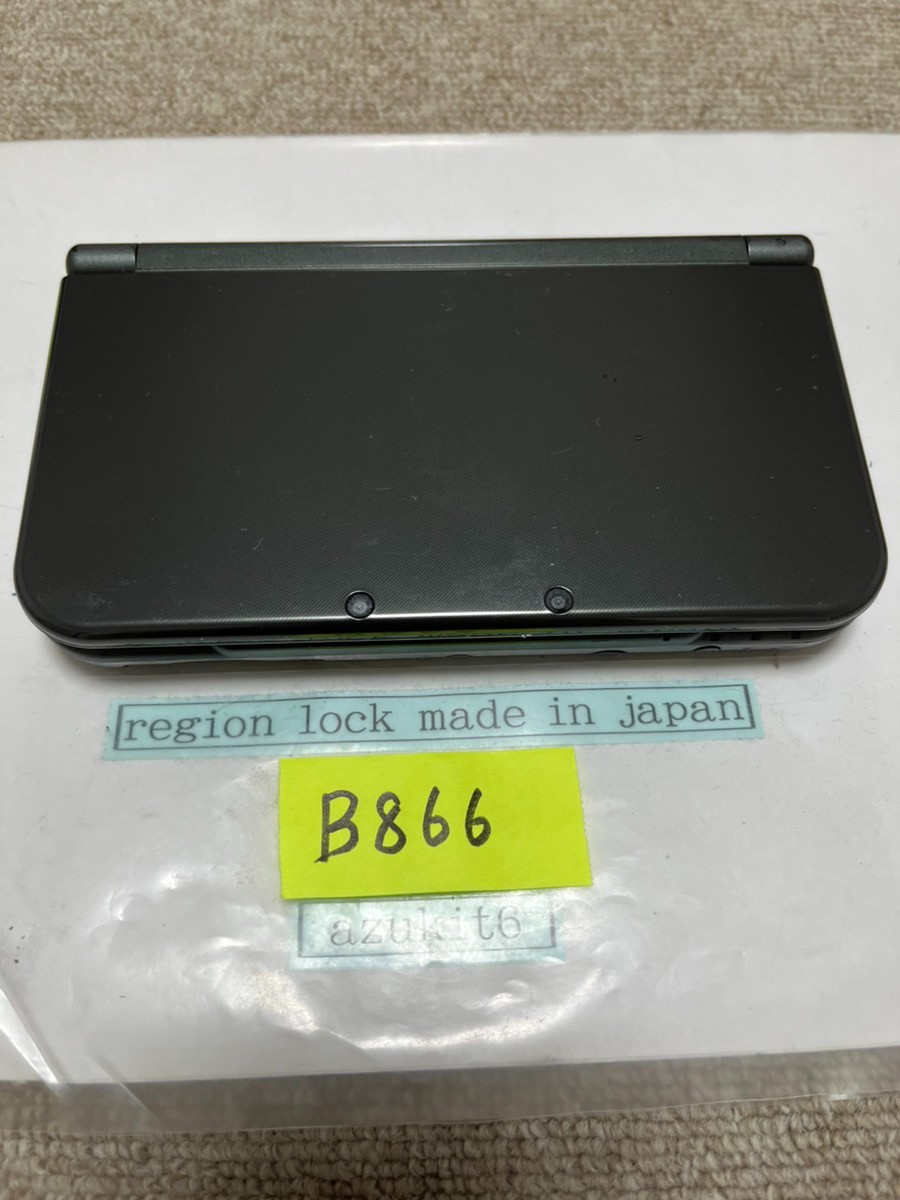 New 3DS LL XL Metalic black Japan Nintendo Console region Japanese B866