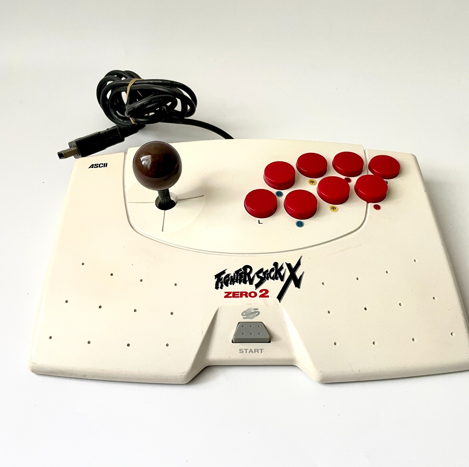 Fighter Stick X Zero 2 Sega Saturn ASCII Arcade Controller Capcom ASC-0602ZERO