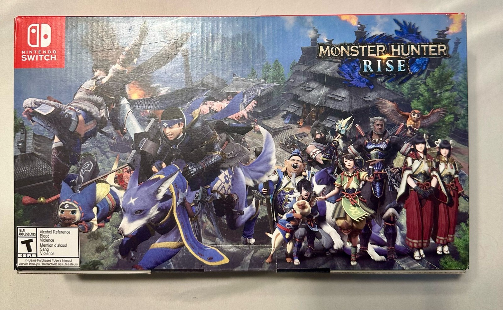 Nintendo Switch Monster Hunter Rise Console CIB Tested & Working