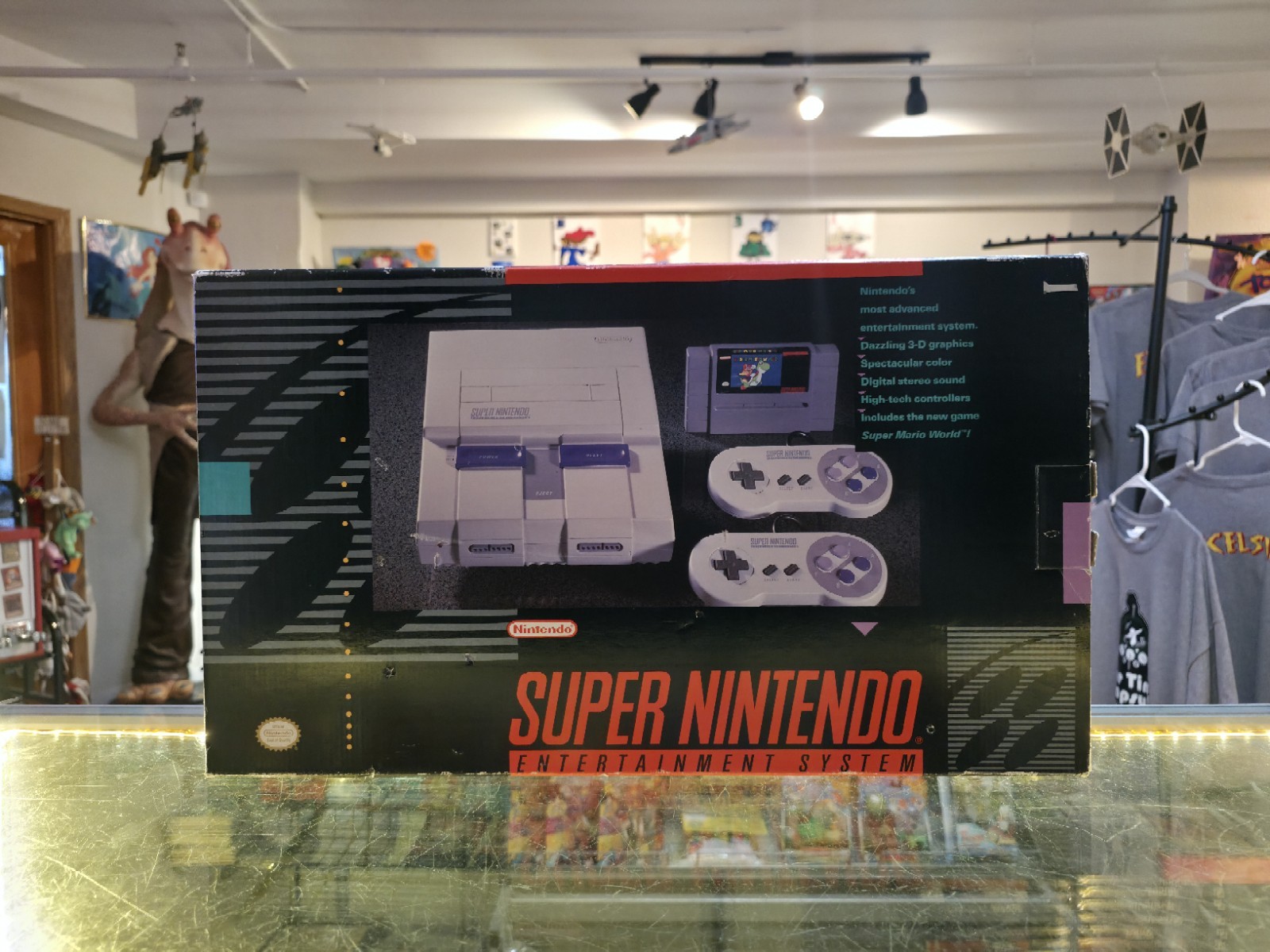 1991 NEW Super Nintendo SNES Entertainment System Original Video Game Console
