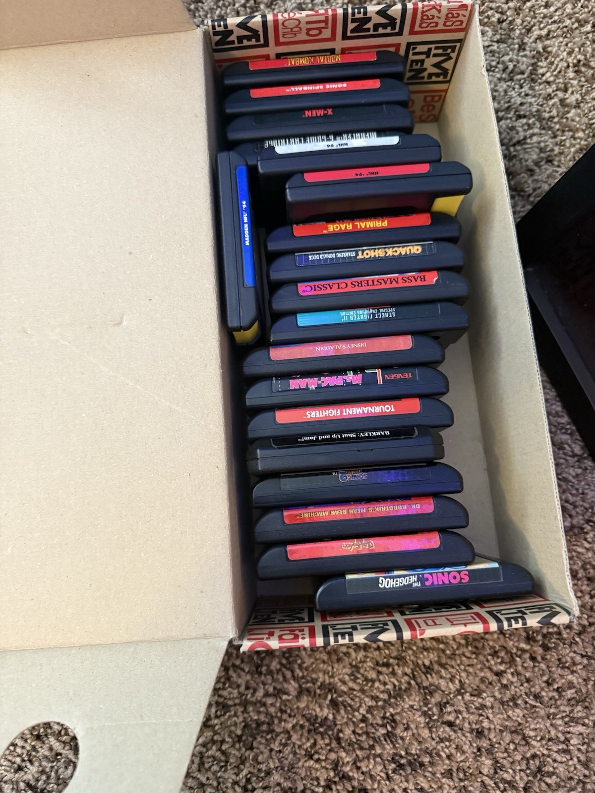 Sega Genesis Mini Classic Console 16 Bit MK-16000 W/ Cords 2 Controllers Tested