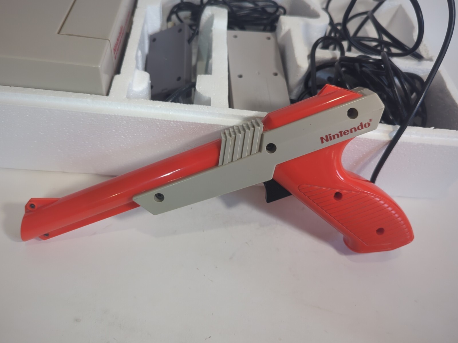 Nintendo NES Power Set With Original Box No Game Tested And Works