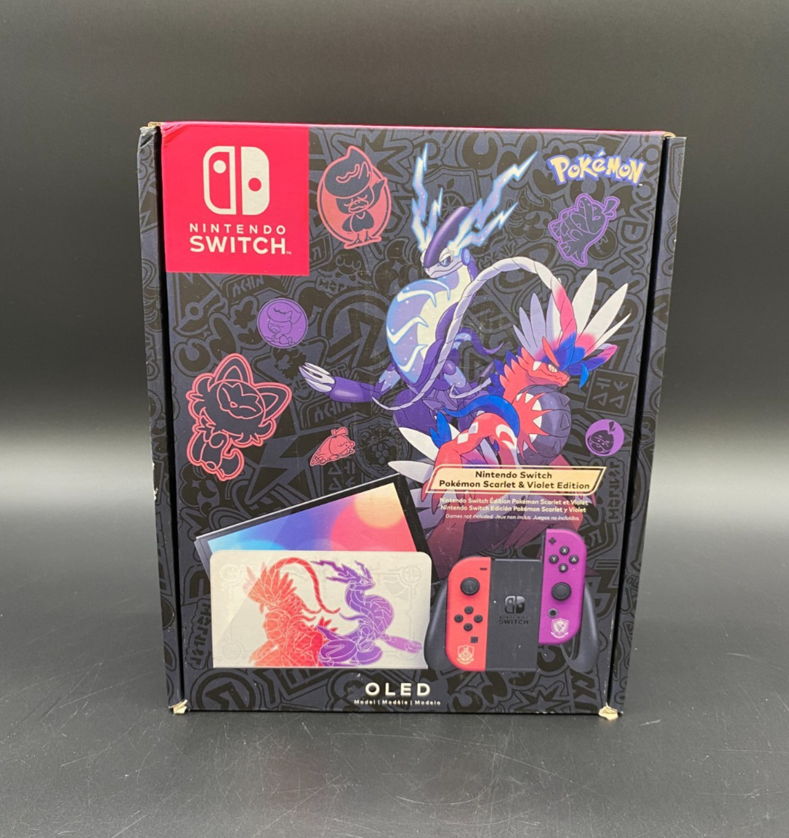 Nintendo Switch OLED Model – Pokemon Scarlet & Violet Edition Console – NEW
