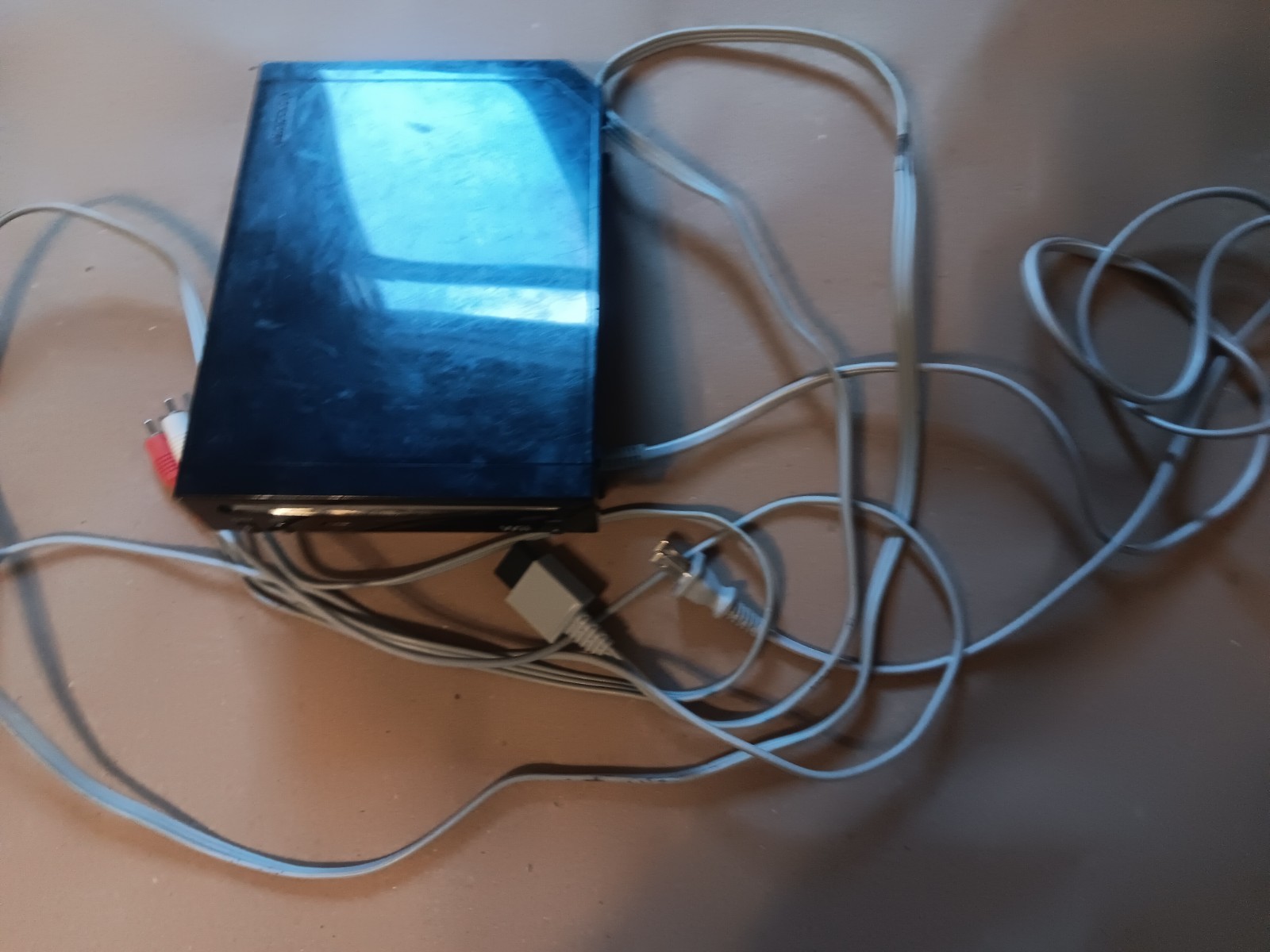 Nintendo Wii RVL-101 Console Bundle Black Wii Motion Plus Remote Nunchuk Tested*