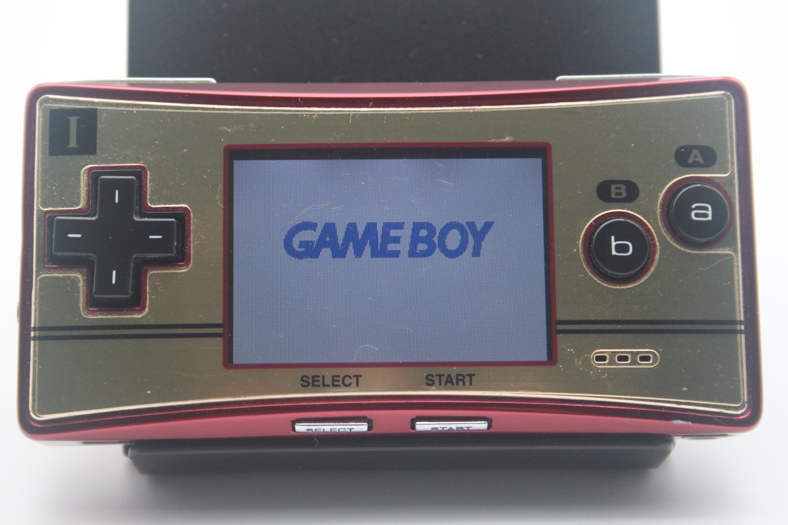 Nintendo GameBoy Micro Console Famicom 20th Anniversary Edition w/ Super Mario 2