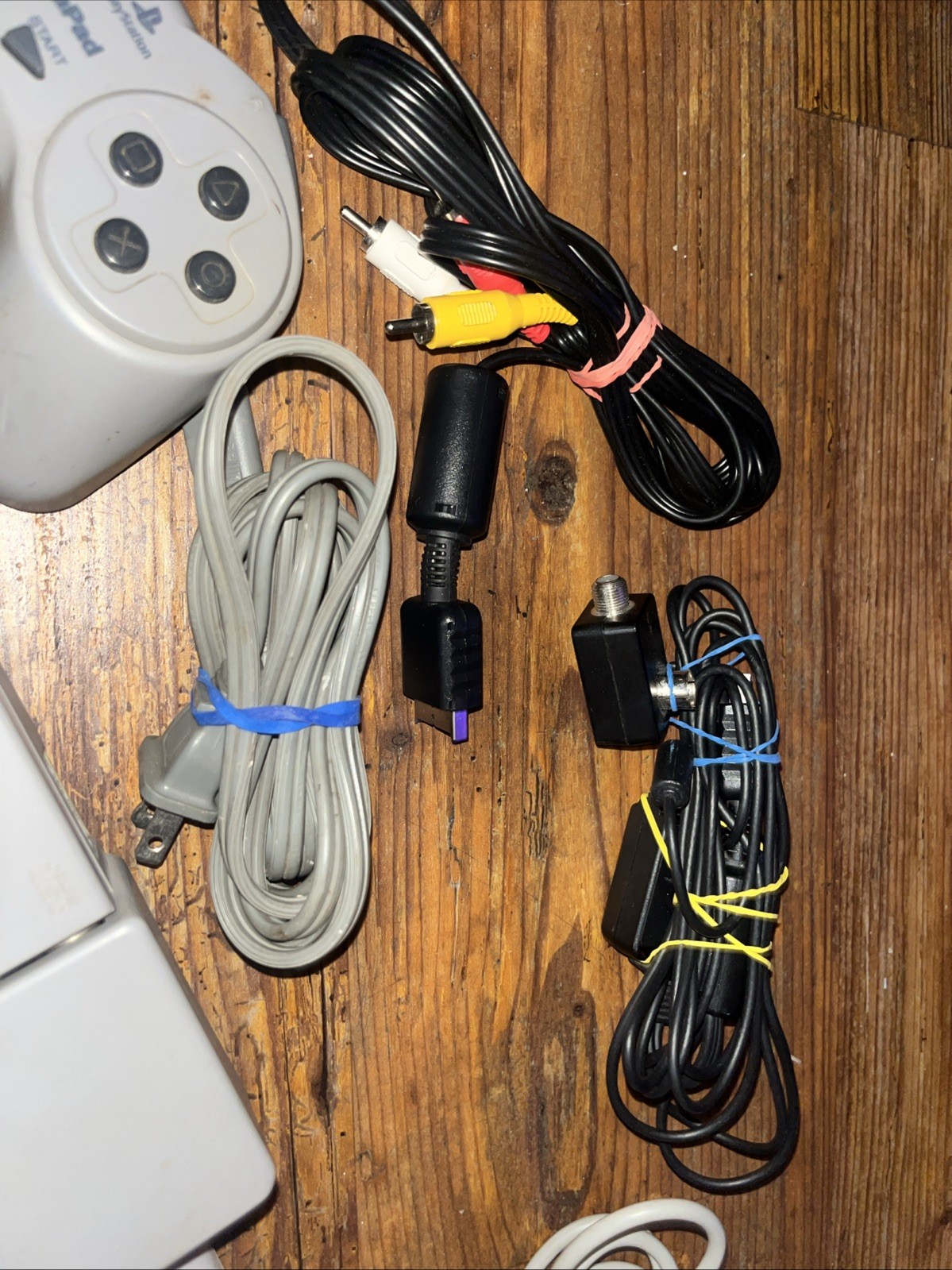 Sony PlayStation 1 PS1 Gray Console SCPH-9001 Bundle TESTED WORKING