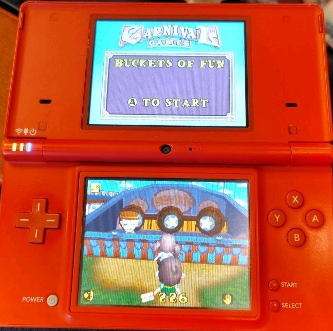 Nintendo DSi Red Console Tested & Working Charger Included No Stylus